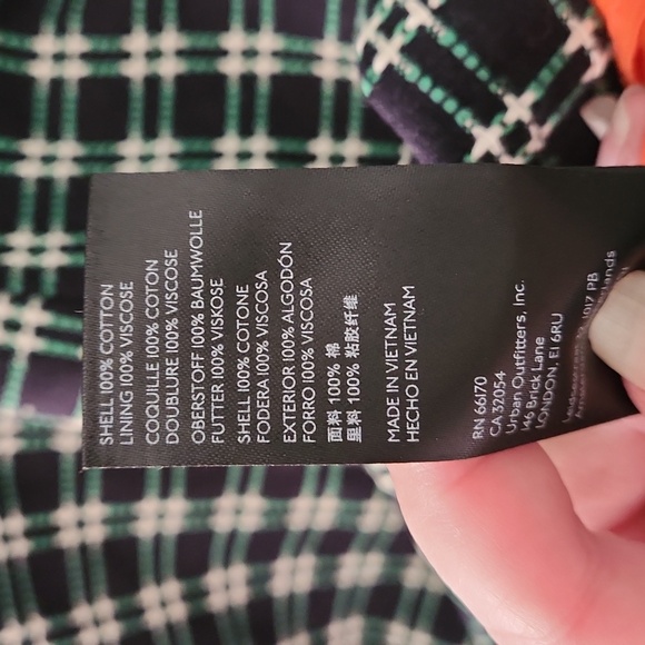 Anthropologie Black and White Checkered Skirt - Picture 10 of 11